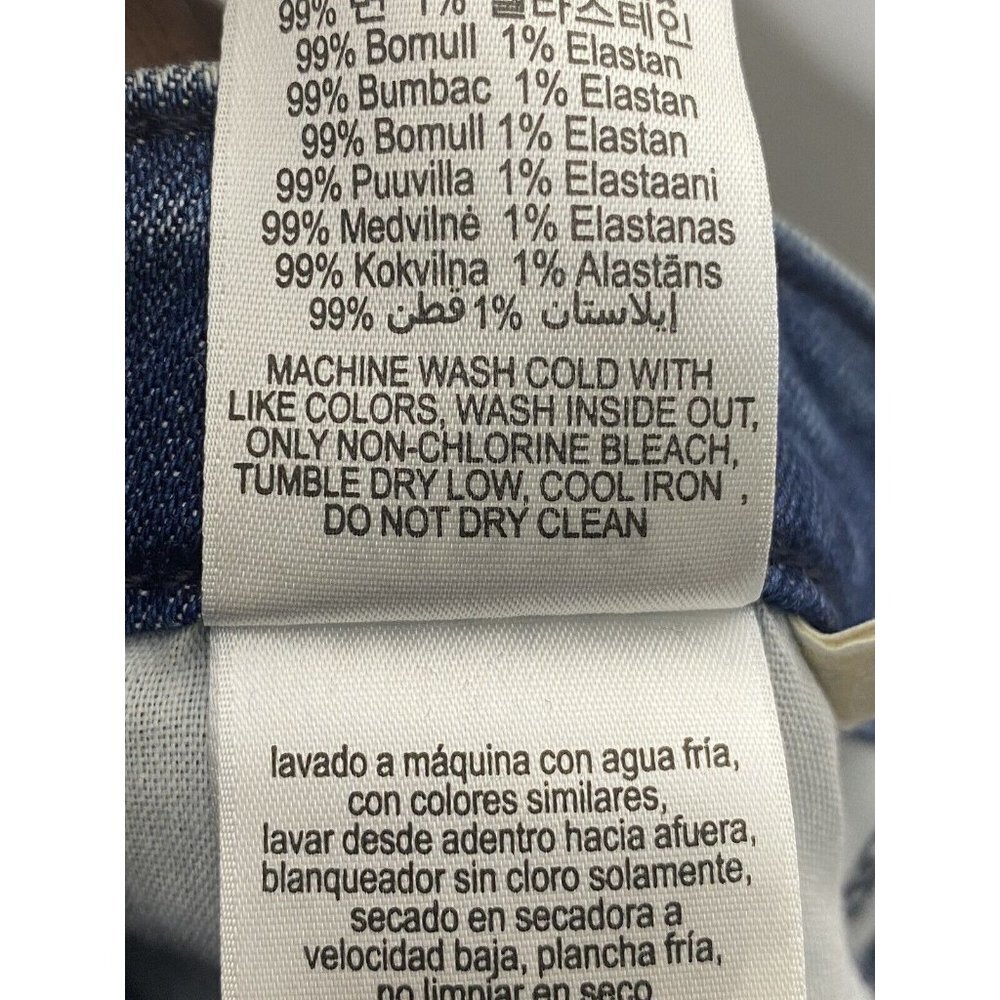 MICHAEL Michael Kors Selma Shank Flared Jeans‎ Blue Pockets Size 8 - Picture 7 of 8